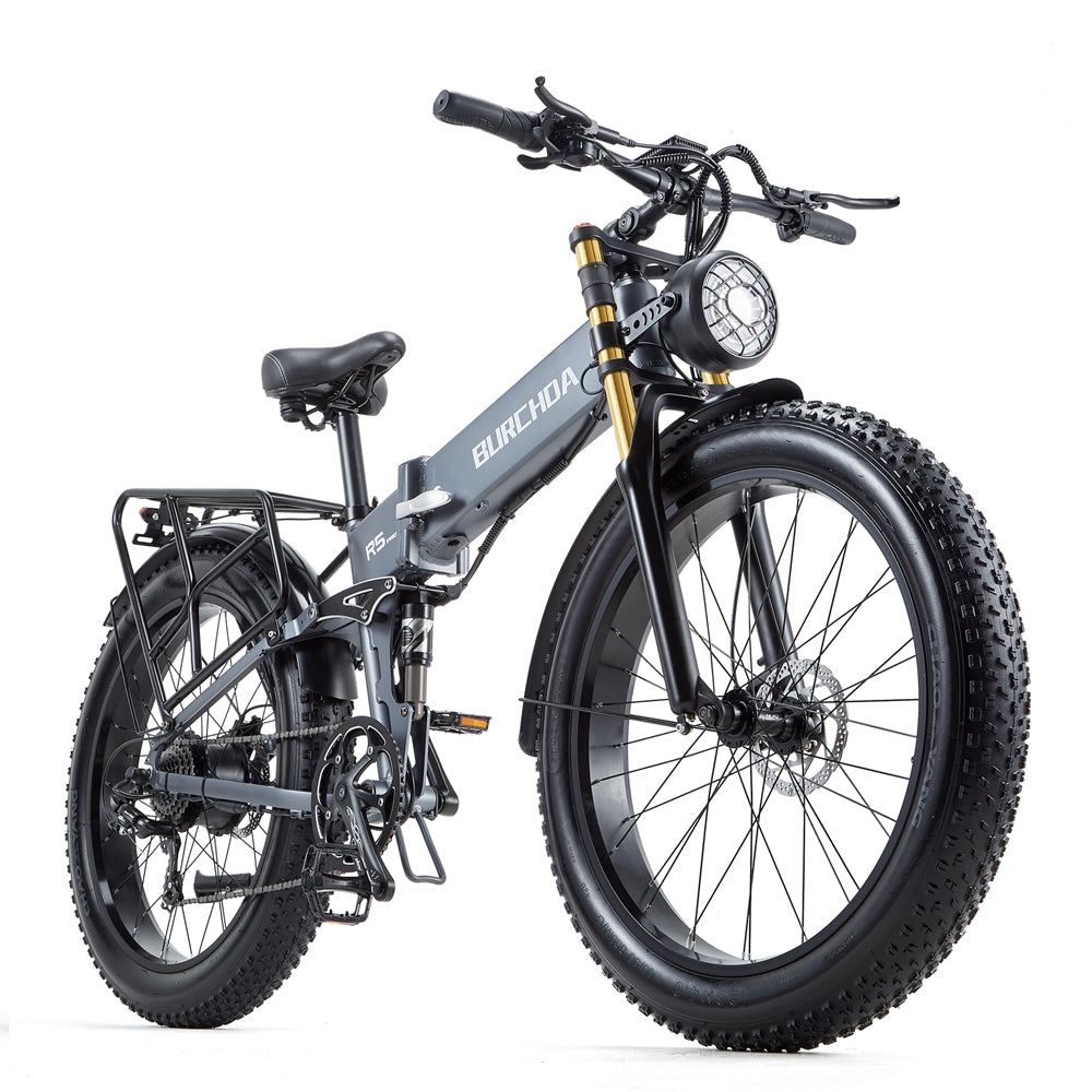 Burchda R5 PRO folding all-terrain fat tire electric bike