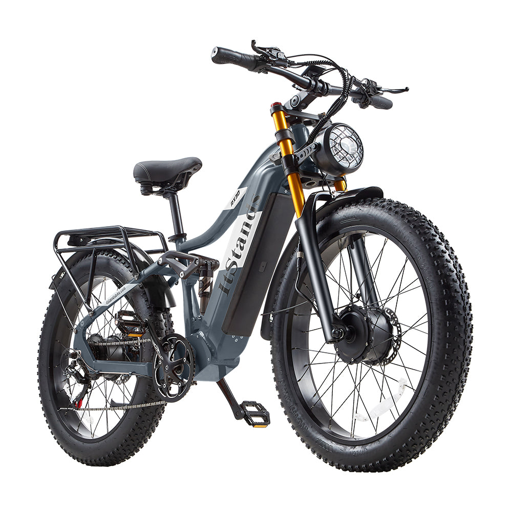 Burchda RX30 AWD long-range full-suspension mountain electric bike